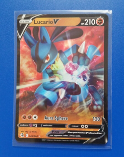 Pokemon TCG Fusion Strike: Lucario V (146/264) - Ultra Rare - Near Mint - Image 1