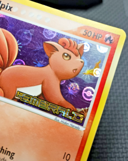 2005 Pokemon EX Emerald #72 Vulpix Reverse Holo MP - Image 4