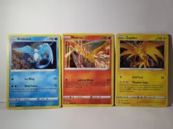 Articuno 036, Moltres 021, Zapdos 048 Legendary Birds Pokemon TCG - Image 1