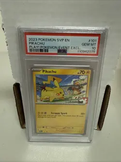 PSA 10 - 2023 POKEMON SVP EN-SV BLACK STAR PROMO 101 PIKACHU - Image 1