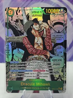 Dracule Mihawk (Manga) OP14-119 The Azure Sea's Seven Foil - Image 1