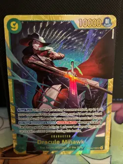 Dracule Mihawk - OP14-119 OP14-119 The Azure Sea's Seven Foil - Image 1
