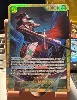 Dracule Mihawk - OP14-119 OP14-119 The Azure Sea's Seven Foil - Image 1