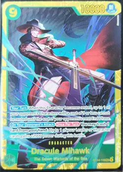 Dracule Mihawk - OP14-119 OP14-119 The Azure Sea's Seven Foil - Image 1