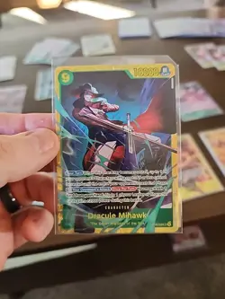 Dracule Mihawk - OP14-119 OP14-119 The Azure Sea's Seven Foil - Image 1
