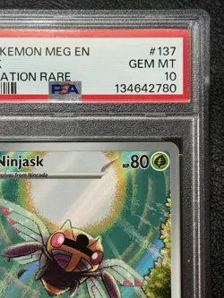 Ninjask 137/132 - PSA 10 - Illustration Rare - Pokemon TCG: Mega Evolution - Image 3