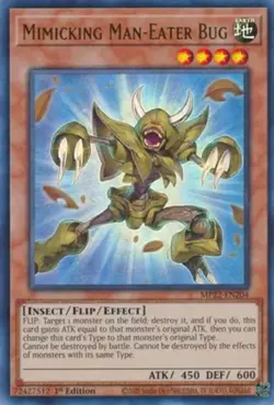 Mimicking Man-Eater Bug - MP22-EN204 - Ultra Rare - 1st Edition Near Mint Yugioh - Image 1