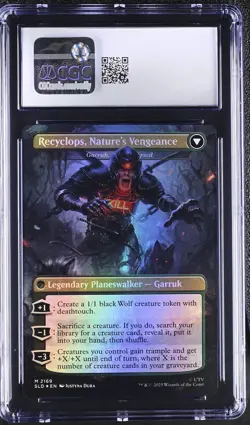 RECYCLOPS, ECO-FRIENDLY | MTG Secret Lair: The Office | Foil | CGC MINT - Image 2