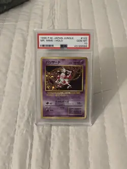 PSA 10 Mr. Mime Pokemon Jungle Holo (Japanese) - Image 1