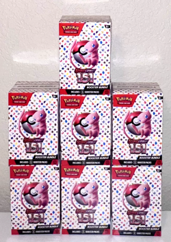 Pokemon TCG Scarlet and Violet 151 Booster Bundle Lot Of 7 New Factory Sealed - Image 1