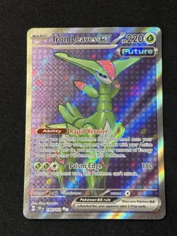 Pokemon Temporal Forces Iron Leaves Ex Full Art 186/162 NM - Image 1