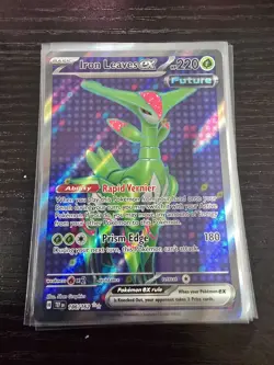 Iron Leaves ex 186/162Temporal Forces Pokemon Full Art NM - Image 1
