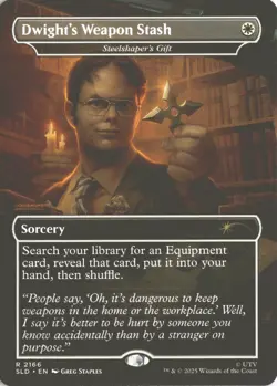 MTG Dwight's Secret Weapon Stash (2166) *Non-Foil* Secret Lair Dwight The Office - Image 1