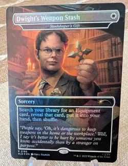 Secret Lair x The Office: Dwight's Destiny Dwight's Weapon Stash FOIL 2166 - Image 1