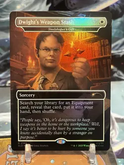 MTG | Dwight’s Weapon Stash - Steelshaper ✨FOIL✨ [Secret Lair The Office] - Image 1