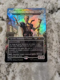 MTG Dwight Schrute, Hay King FOIL - Secret Lair x THE OFFICE NM - Image 1