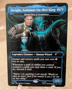 Dwight, Assistant (to the) King (Baral) REGULAR The OFFICE Secret Lair MTG 2168 - Image 1