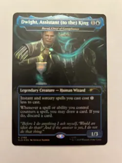Dwight, Assistant (to the) King NM Foil MTG Secret Lair Office - Image 1