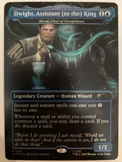 Dwight, Assistant (to the) King (Baral) FOIL The OFFICE Secret Lair MTG 2168 - Image 1