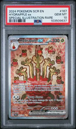 PSA 10 Hydrapple ex 167/142 Stellar Crown Special Illustration Rare Pokemon Card - Image 1