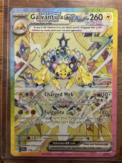 Pokemon TCG Stellar Crown Galvantula ex 168/142 SIR Special Illustration Rare - Image 1
