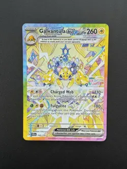 Pokemon TCG Galvantula EX 168/142 Stellar Crown Sir Holo Card - Image 1