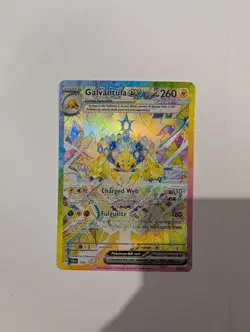 Pokemon TCG Galvantula EX 168/142 Stellar Crown Sir Holo Card Mint Condition - Image 1