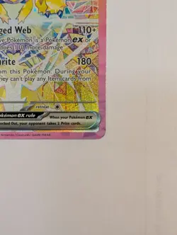 Pokemon TCG Galvantula EX 168/142 Stellar Crown Sir Holo Card Mint Condition - Image 4
