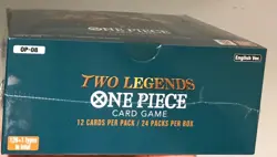 One Piece Card Game OP-08 Two Legends ENGLISH Booster Box NEW Sealed BANDAI - Image 2