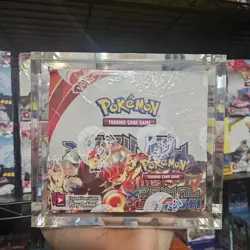 Pokemon TCG 2015 XY Primal Clash Booster Box Factory Sealed W/ Acrylic Case - Image 1