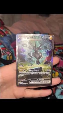 Pokemon TCG Zekrom EX Black Bolt Special Illustration Card #166/086 SV - Image 2