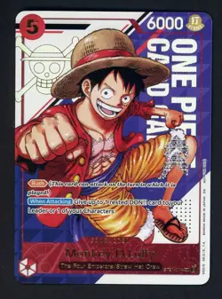 MONKEY D LUFFY ONE PIECE TREASURE CAMPAIGN PACK 3RD ANNIVERSARY PROMO ST21-014 - Image 1