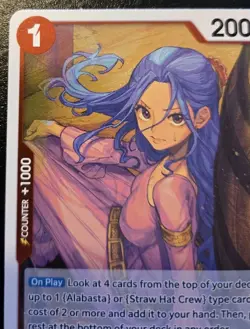 Nefeltari Vivi OP13-012 Foil Rare Carrying On His Will One Piece Card Game - Image 2