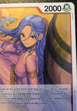 Nefeltari Vivi OP13-012 Foil Rare Carrying On His Will One Piece Card Game - Image 3