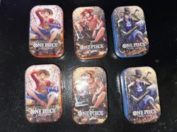 One Piece Card Game Mini-Tin Pack 2 Sets Vol.2 New Sealed. Lot of 6 - Image 1