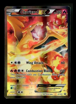 #2 Charizard EX XY121 Black Star Promo 2016 Holo Rare Full Art Pokemon Card TCG - Image 1