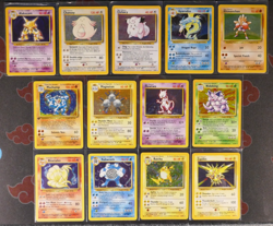 MP/HP (Unlimited) NEAR-COMPLETE Pokemon 13/16 HOLO-RARE Card BASE Set 102 WOTC#9 - Image 1