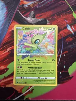 Pokemon Celebi Amazing Rare Holo SWSH04: Vivid Voltage 009/185 NM - Image 2
