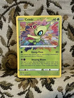 Celebi 009/185 Amazing Rare SWSH04: Vivid Voltage NM/M Pokemon TCG - Image 1