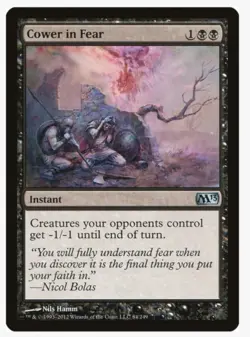 Cower in Fear | Magic 2013 M13 | MTG Pauper Sideboard | Board Wipe Sweeper | LP - Image 1