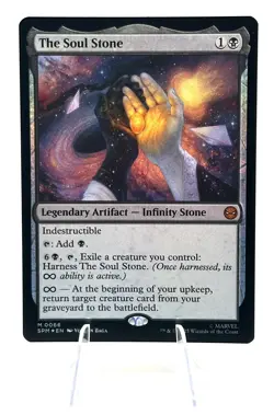 The Soul Stone FOIL 66 Marvel's Spider-Man Magic the Gathering MTG - Image 1