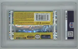 1999 Pokemon Jungle Unlimited Thick Square Scyther Booster Pack PSA 8 - Image 2
