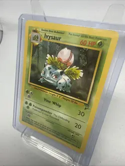 Ivysaur 044/130 Base Set 2 Unlimited Non-Holo Vintage NM/LP Pokemon TCG - Image 2