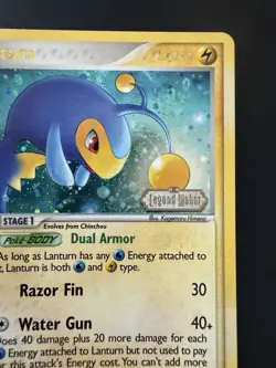 Pokemon TCG Legend Maker Lanturn - 19/92 Stamped Reverse Holo NM/LP - Image 3