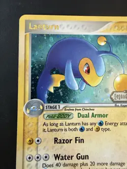 Pokemon TCG Legend Maker Lanturn - 19/92 Stamped Reverse Holo NM/LP - Image 4