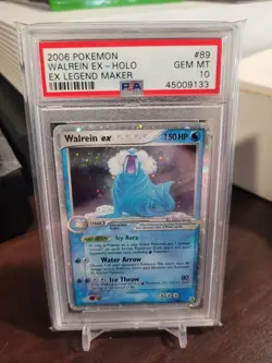 Pokemon Walrein ex EX Legend Maker Holo Ultra Rare #89 PSA 10 Gem Mint POP 44 - Image 1