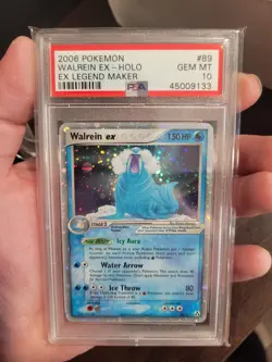 Pokemon Walrein ex EX Legend Maker Holo Ultra Rare #89 PSA 10 Gem Mint POP 44 - Image 3