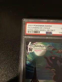 2021 Pokemon UMBREON VMAX Alt Art PSA 10 GEM MNT SWSH EVOLVING SKIES 215/203 - Image 5