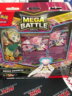 Lot of 2 Pokemon Mega Battle Decks Mega Diancie EX New Sealed 2 Decks Foil - Image 2
