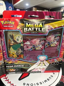 Lot of 2 Pokemon Mega Battle Decks Mega Diancie EX New Sealed 2 Decks Foil - Image 3